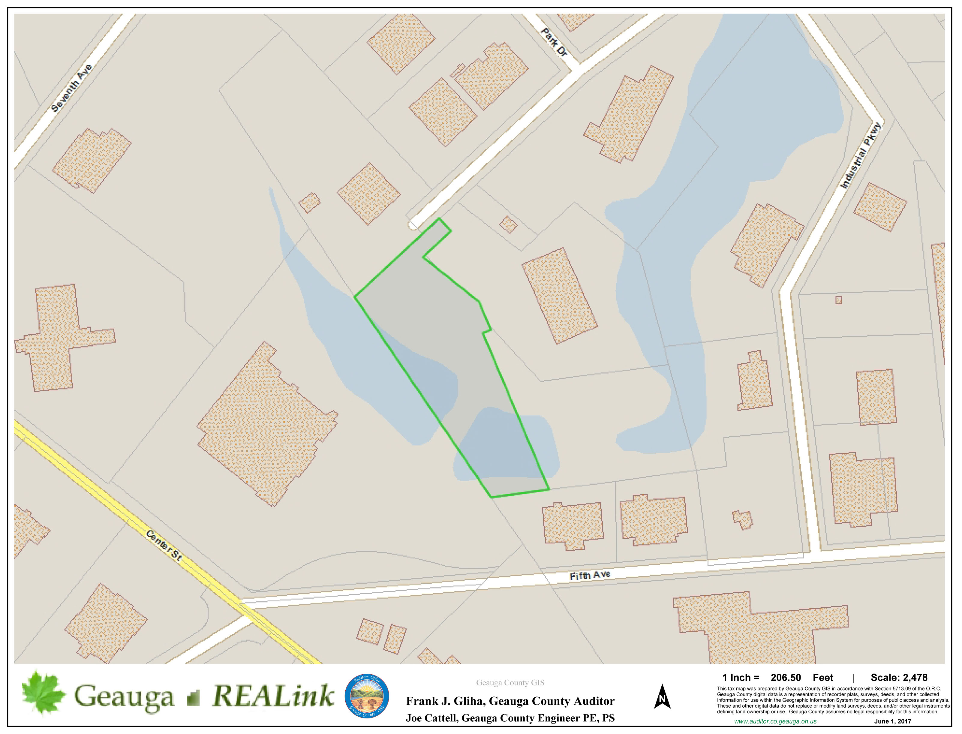 345 Industrial Pkwy county plat