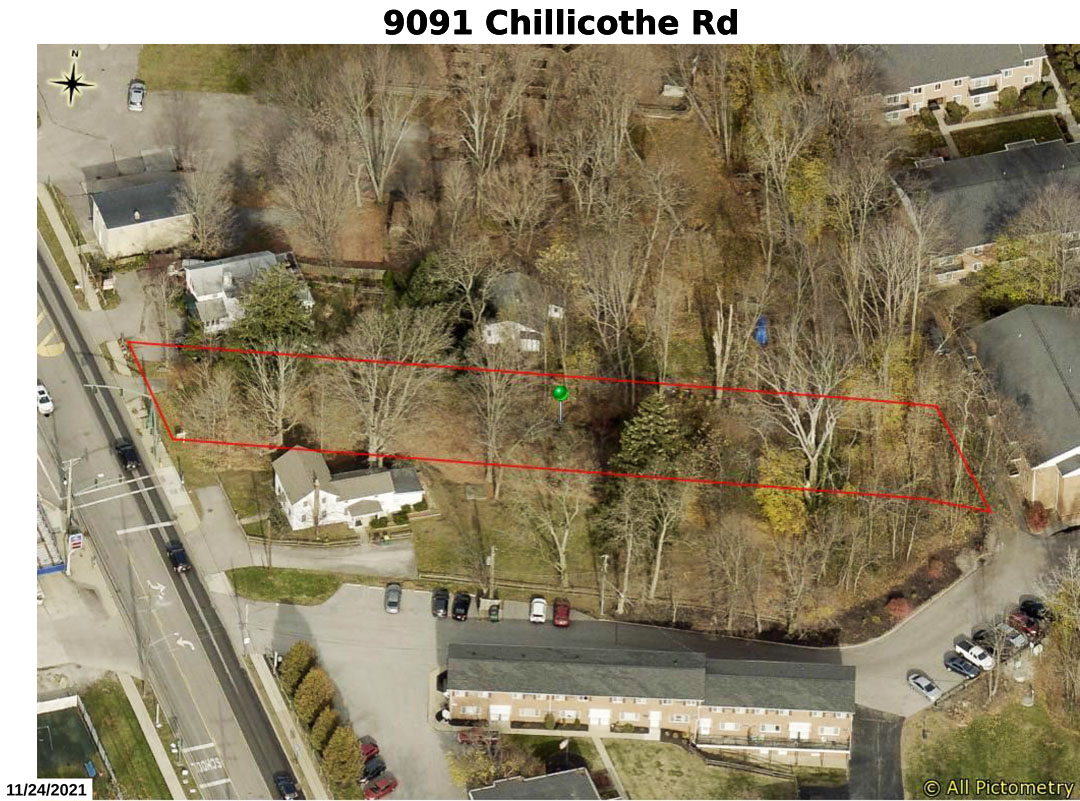 9091 Chillicothe Rd aerial 3