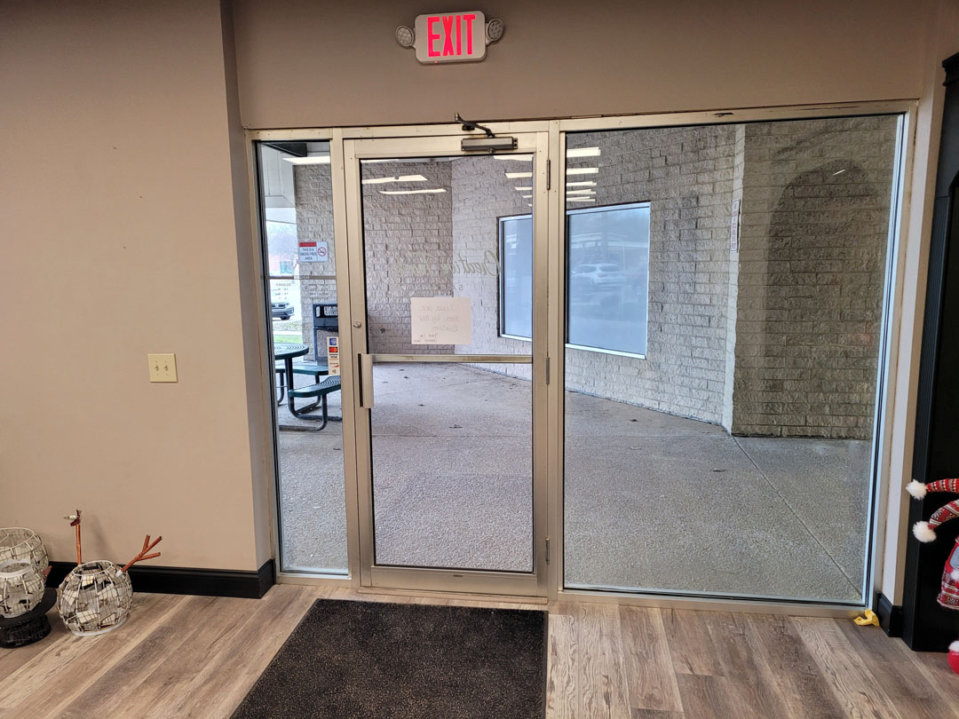 Front exit