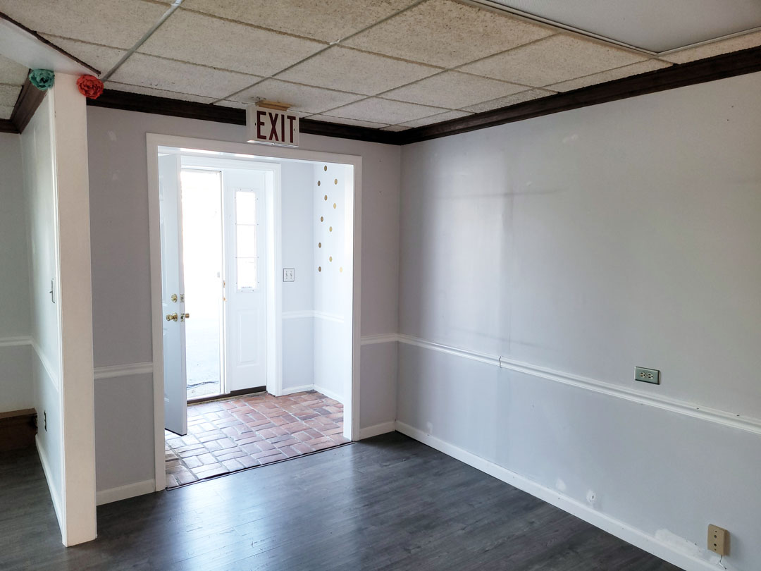 Receptionist area